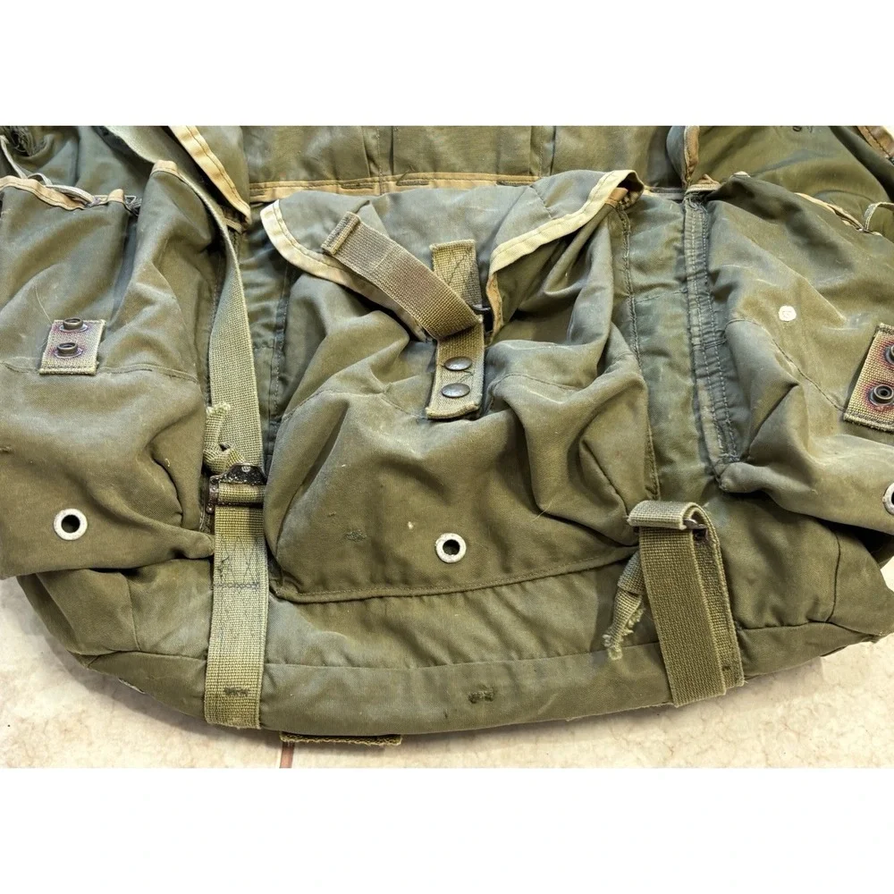 US Army LC-1 Large Combat Field Pack Alice Backpack No Frame Vintage Rucksack